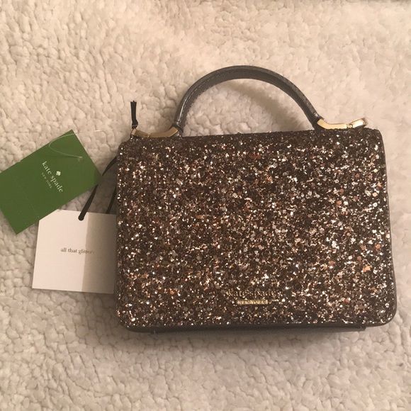 kate spade Handbags - Kate Spade Glitter Crossbody Brand New!